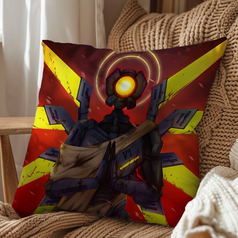 Game Gabriel V1 2 Ultrakill Pillow Case Sofa Living Room Bedroom Headboard Backrest Cushion Square Cushion Nap Time