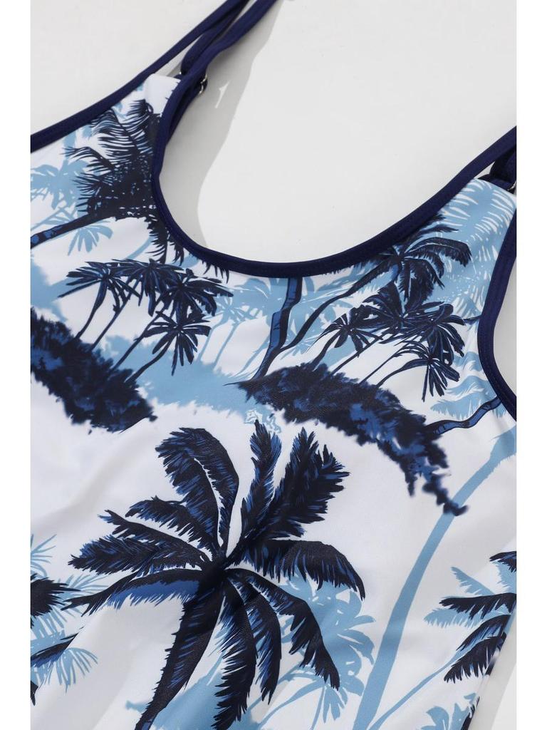 Evropské a americké sexy potištěné bikiny - Nové horké dámské plavky TK043