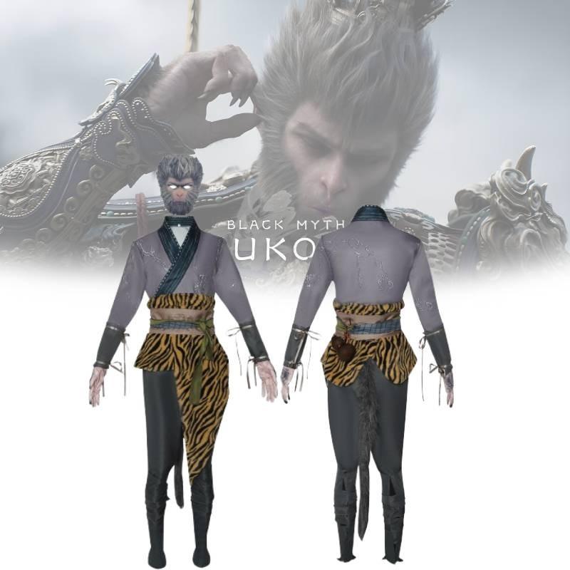 Wukong Myth Black Cosplay Set Game Role Play Party Adult And Child Costumes
