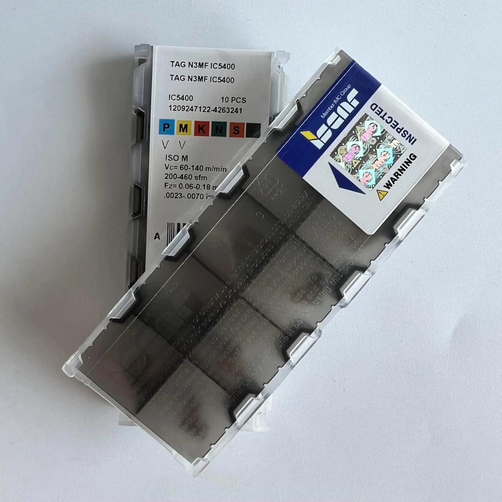 ISCAR / TAGN3MF IC5400 / Industrial indexable carbide inserts 10 Pcs