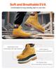 Steel Toe Work Boots UK Size 9.5 Waterproof for Men Slip-Resistant