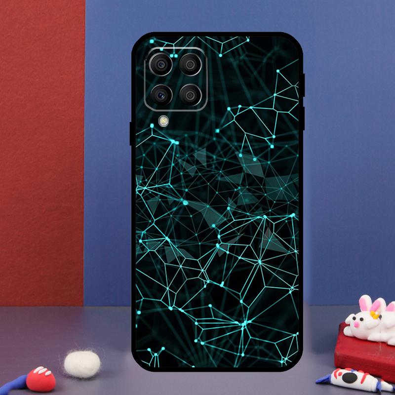 Lines Point Light For Samsung Galaxy M15 M55 M33 M13 M23 M53 M31 M51 M14 M34 M54 M20 M30s M52 M32 Phone Case