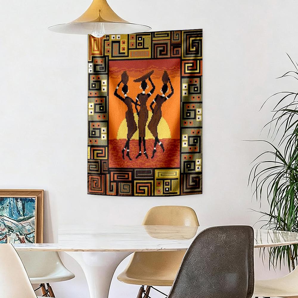 African Style Wall Decor Tapestry Art For Pet Memorial Birthdaywedding Party Backdrop Family Gift