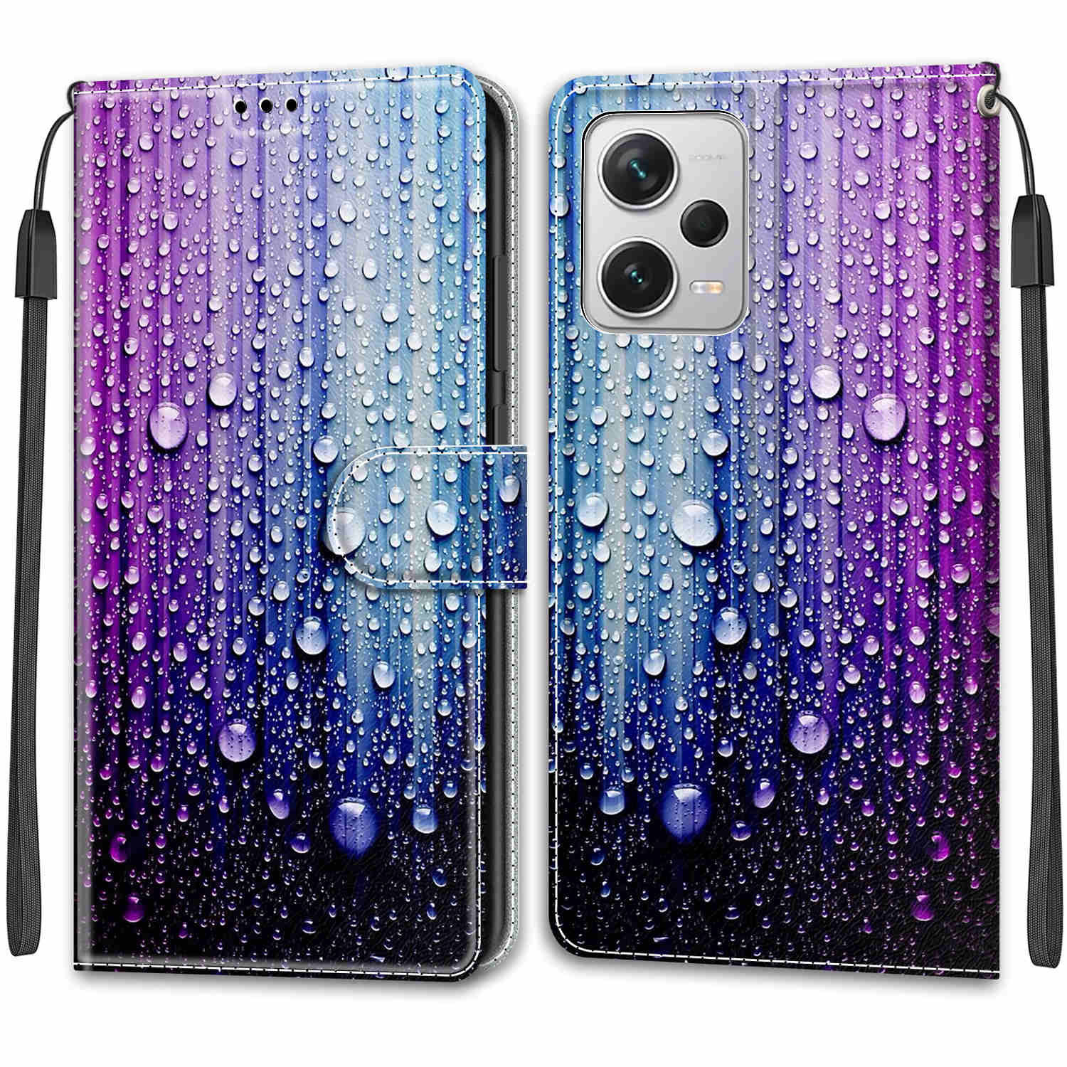 

Роскошный окрашенный кожаный чехол для Redmi Note12 Note11 Note10 Note9 Note8T Защитный чехол-книжка для Redmi 10C K40S 9A 9C 10A 6A 7A Redmi10 Redmi 9C