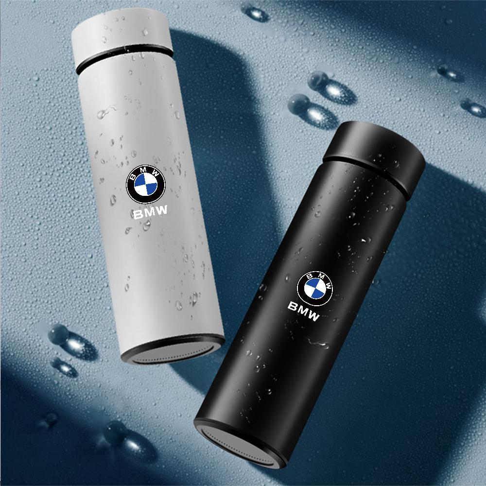 1pc Thermos Bottle Smart Cup With Temperature Display 304 Stainless Steel Vacuum Insulated Intelligent Cup For BMW M Performance