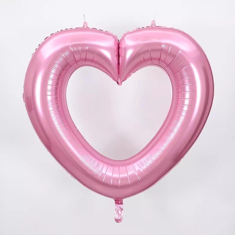 40 inch hollow out love balloon birthday party shopping mall holiday photo confession Valentine's Day decoration helium ballon