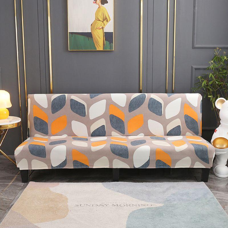 

Одинарный диван-кровать складной двойного назначения чехол все включено универсальный чехол для дивана ткань простой старомодный чехол для дивана без подлокотников Orange light 45*45 pillow with core pair (2)