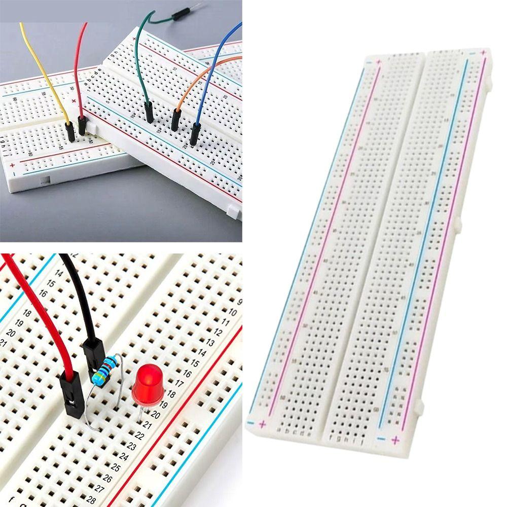 Red & Blue Wires MB-102 Breadboard Experimental Connection Board Circuit TestingDIY Electronics