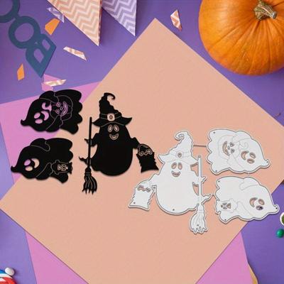 Troquel de Corte Decoración de Fantasma de Dibujos Animados de Metal para Scrapbooking y Fabricación de Tarjetas
