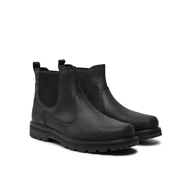 Black Timberland Britton Road Mid Chelsea Boots TB0A6A4WW021, Black