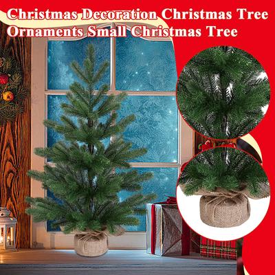 Artificial Christmas Tree Desktop Small Tree Pe Christmas Decoration Christmas Tree Ornaments Small Christmas Tree