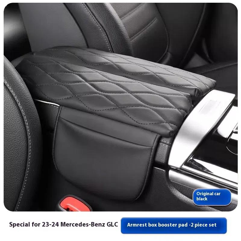 Pour 23-24 Benz Glc Style de Voiture Couvercle de Boîte d'accoudoir Coussin Couvercle Anti-salissure Boîte de Rangement Anti-poussière Accessoires Auto