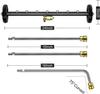 Undercarriage Pressure Washer Attachment 24" Water Broom and Under Carriage Car Cleaner Electric Power Wash Accessories