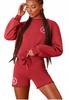 Bo+Tee Women's Burgundy Sweatpants Xl 0A7F1_C* T3A
