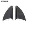 Front Window Interior A Pillar Triangle Cover Trim For Hyundai Tucson 2015-  Carbon Fiber Sound Speaker Trim Accessories