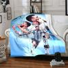 1pc Football Star (2) Blanket, Gift, for Men and Women, Soft Blanket, Good for Sofa Bed Couch Travel, Lightweight Flannel Blanket
