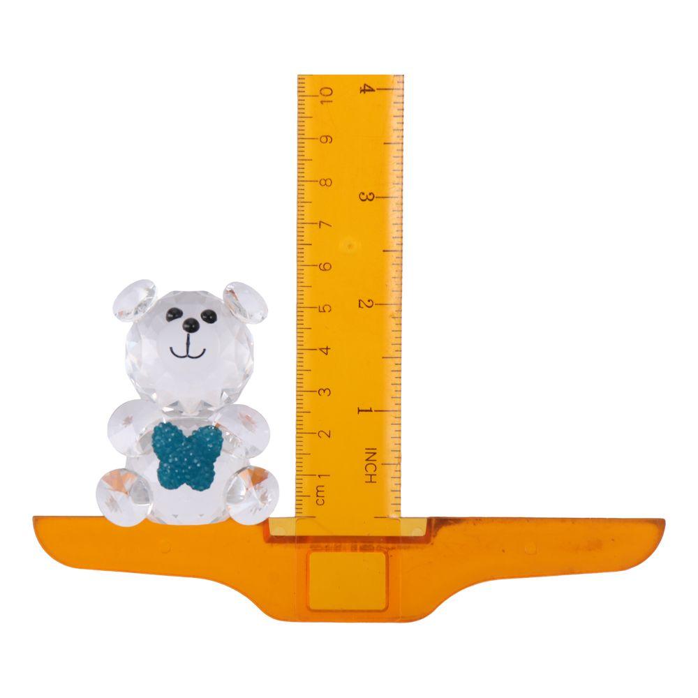 Bear Crystal Baby Bear Figurine Collection Colorful Cute Bear Statue Pretty Glass Ornament  Home