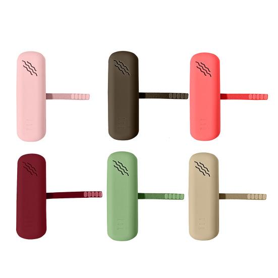 Silikonová kosmetická taška cestovní držák na štětce na make-up přenosný organizér na štětce ventilovaná kosmetika