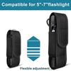 Nylon LED Torch Pouch Hook and Loop Closure Nylon Torch Cover  Camping Accessories