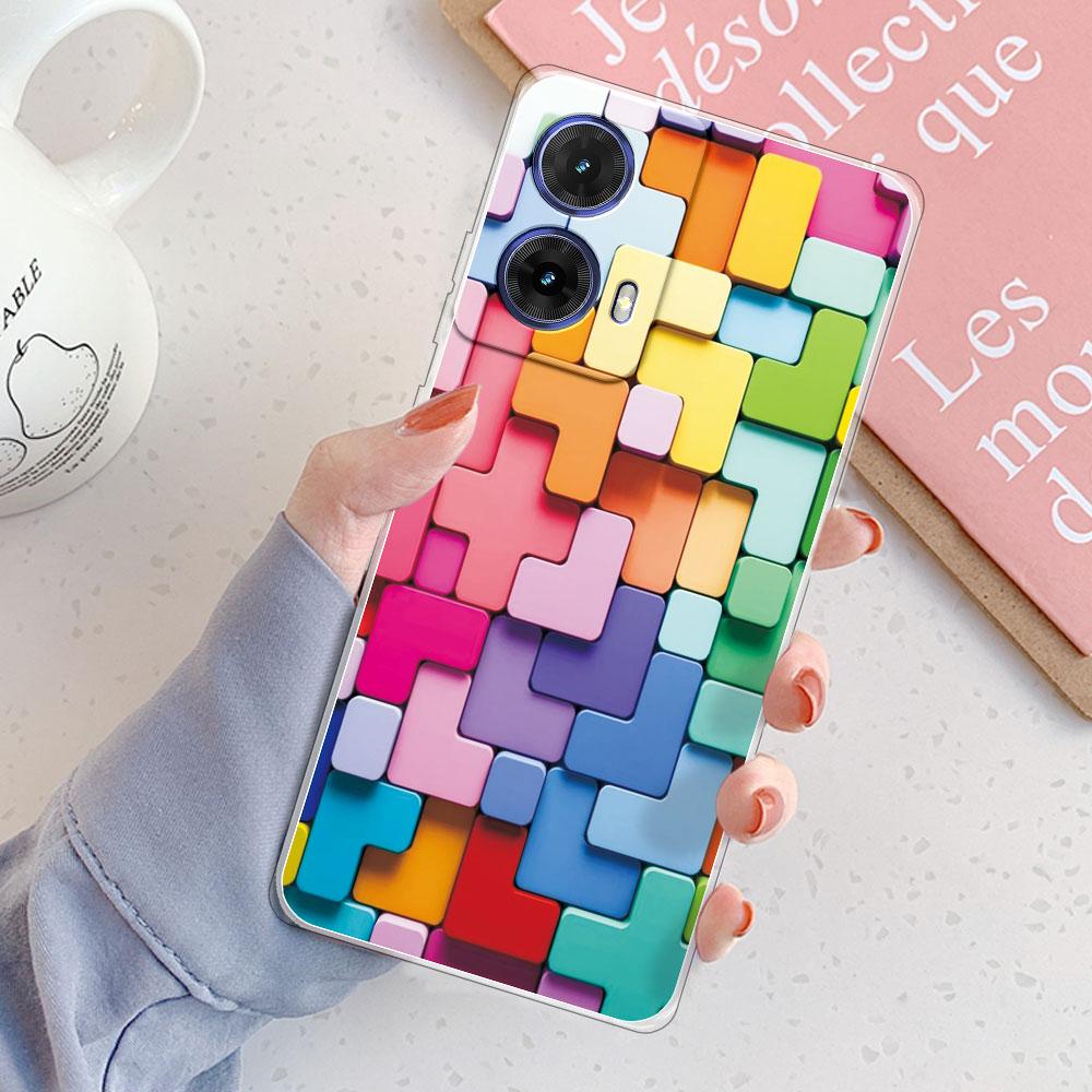 For Motorola Moto G85 5G Case For Moto G85 XT2427 Cover Shockproof Clear Soft Silicone Phone Case for MotoG85 2024 Fashion Funda