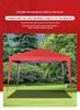 3x3m Outdoor Folding Tent Stall Sunshade & Rain Shelter Umbrella