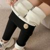 Extra thick fleece leggings autumn and winter women's outer cotton pants women's winter thickened women's new thermal pants