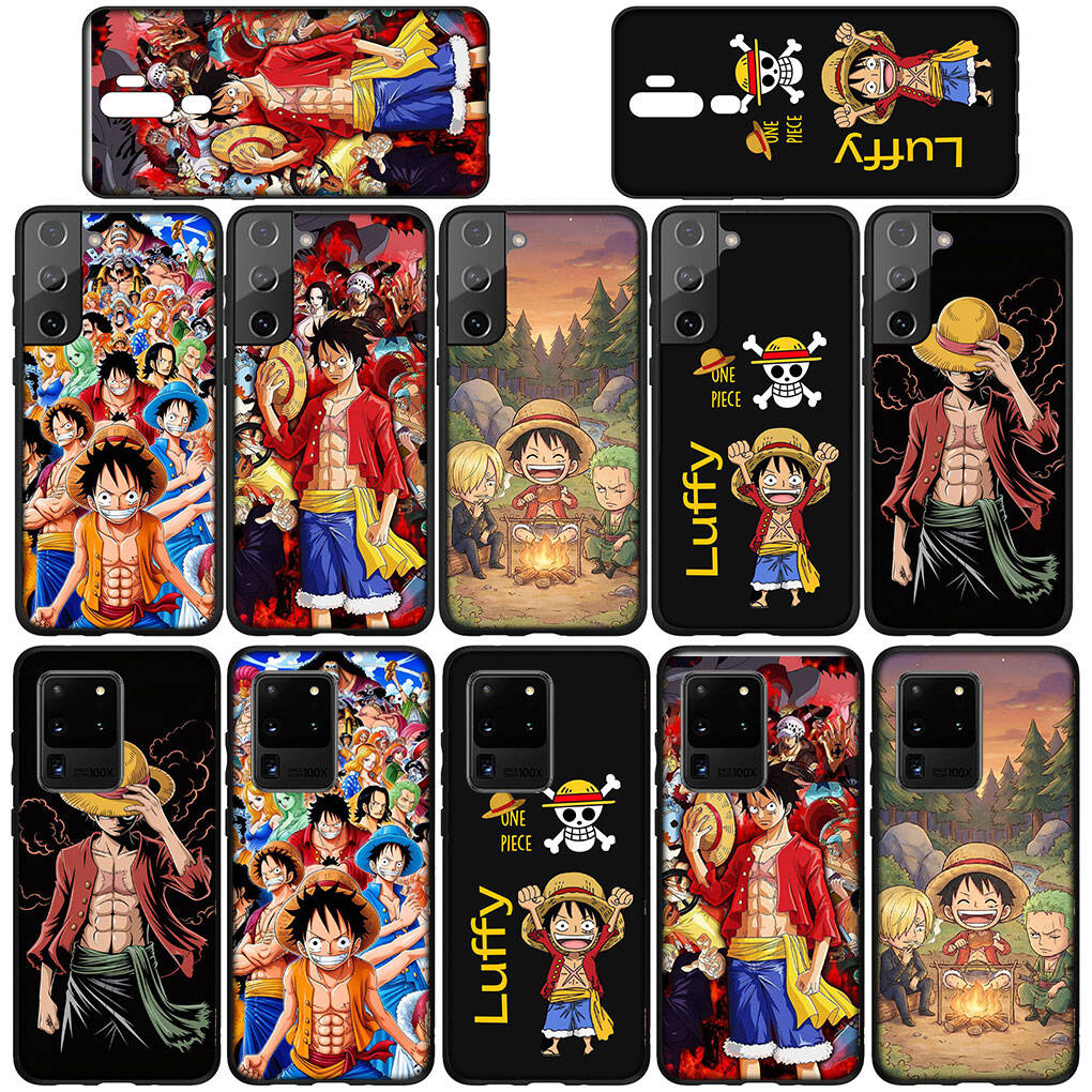 Phone Case for Samsung Galaxy S25 S23 S24 Ultra FE Plus A05 A06 A15 A16 A36 A37 A35 A54 A55 A56 A57 A25 A26 A53 A17 Zoro One Luffy Pieces Sanji Cover