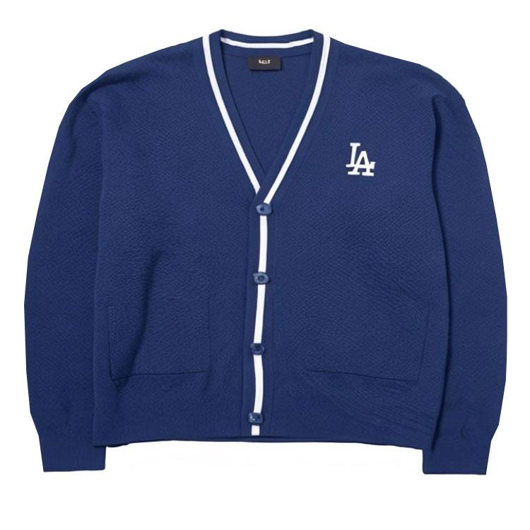 MLB Los Angeles Dodgers Knitwear Unisex Blue 3AKCM0344-07NYL M