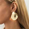 Ingemark Hyperbole Concave Convex Geometry Stud Earrings Women Trendy Metal Irregular Pierced Earrings 2026 New Party Jewelry