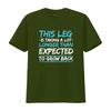 Dit Been Duurt Veel Langer Dan Verwacht Om Terug Te Groeien T-shirt Voor Amputee Rolstoel Prothese vintage Gewassen Unisex