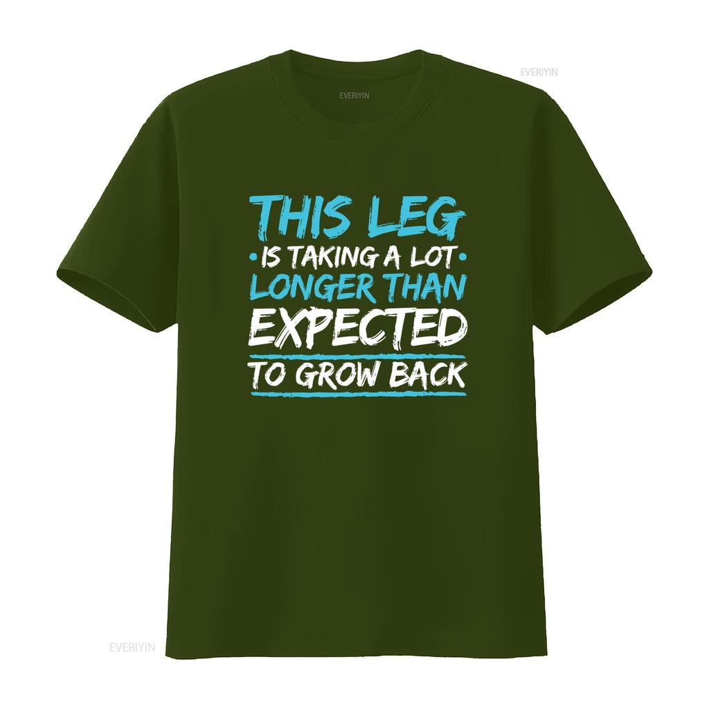 Dit Been Duurt Veel Langer Dan Verwacht Om Terug Te Groeien T-shirt Voor Amputee Rolstoel Prothese vintage Gewassen Unisex