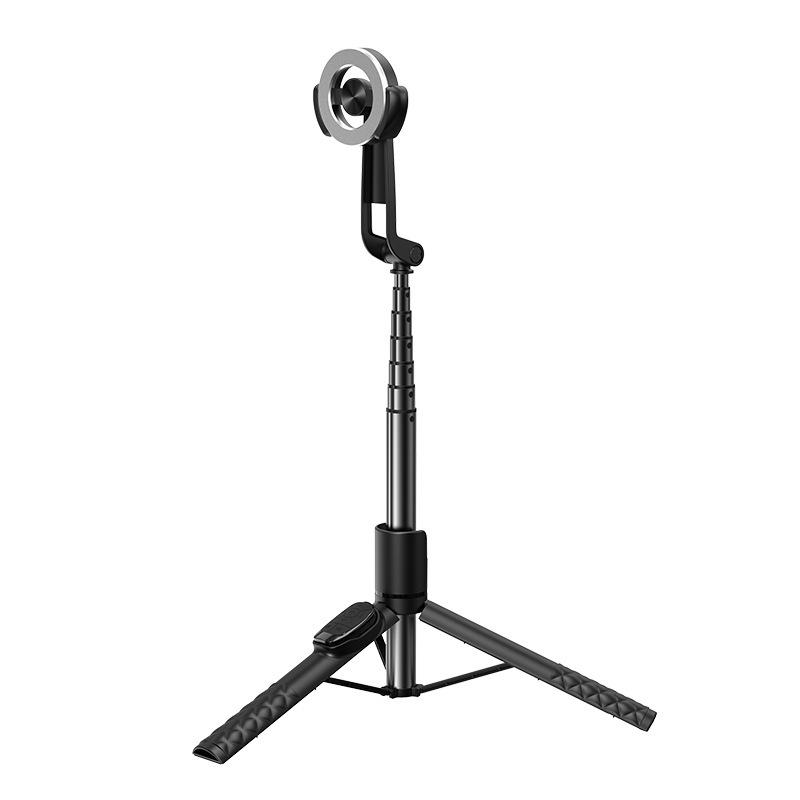 Mini Bluetooth Selfie Stick Tripod: Magnetic, Rotatable, Multifunctional for Vlogging and Live Streaming