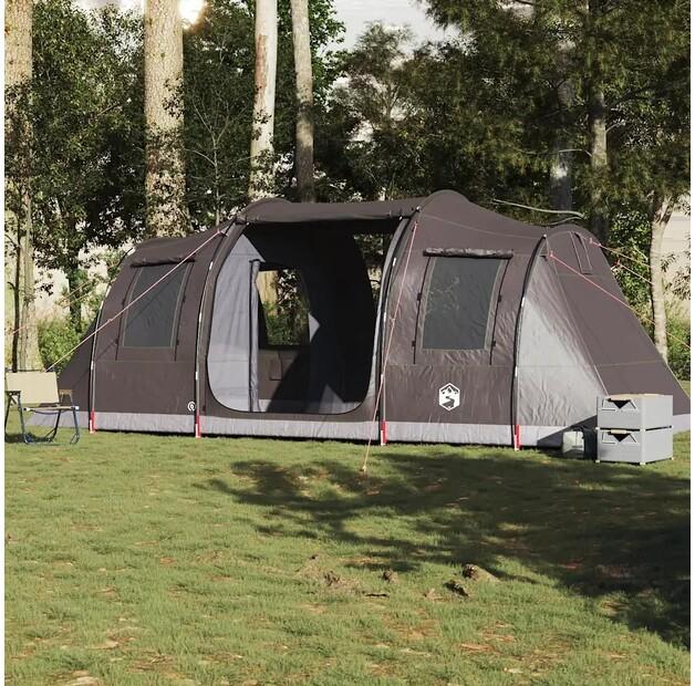 Vidaxl Tunnel Tent 4-person Brown