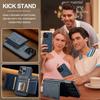 Compatible with iPhone 17 Pro magnetic card holder, 16 Plus protective case, 15 Max Apple two-in-one detachable phone case