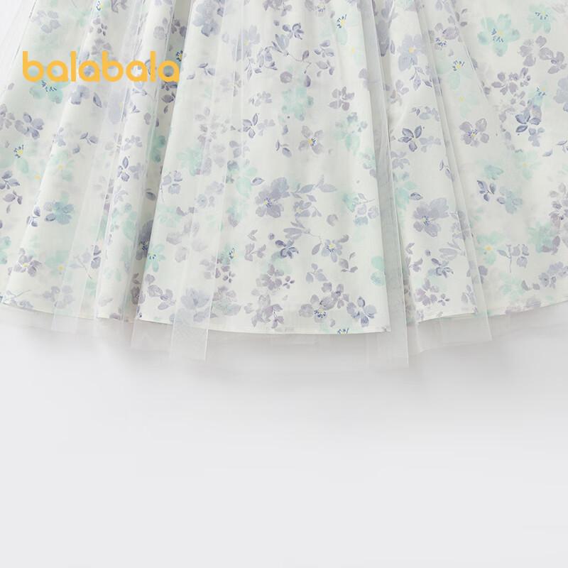 Balabala Girls' Summer Floral Dress