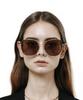 Peisyeon Blow(C2) Blow Oversized Metal Frame Sunglasses