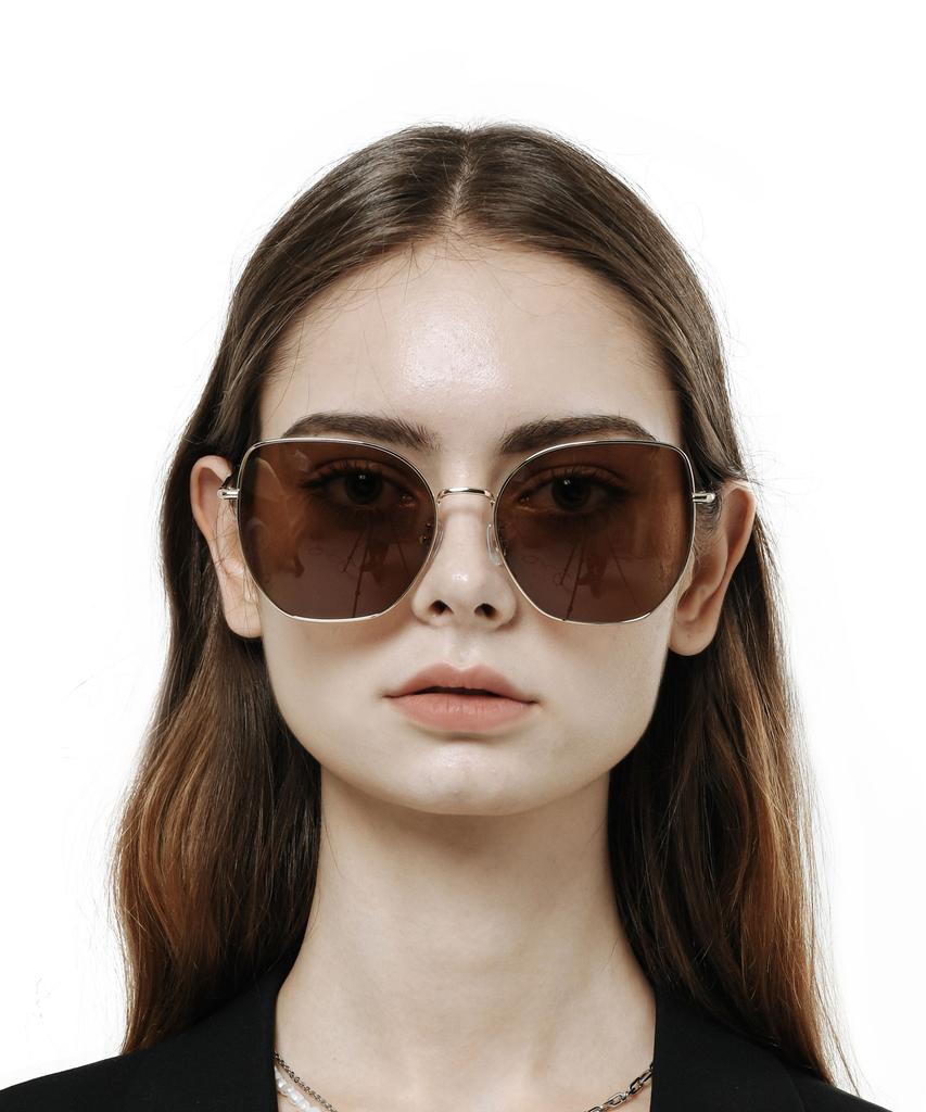 Peisyeon Blow(C2) Blow Oversized Metal Frame Sunglasses