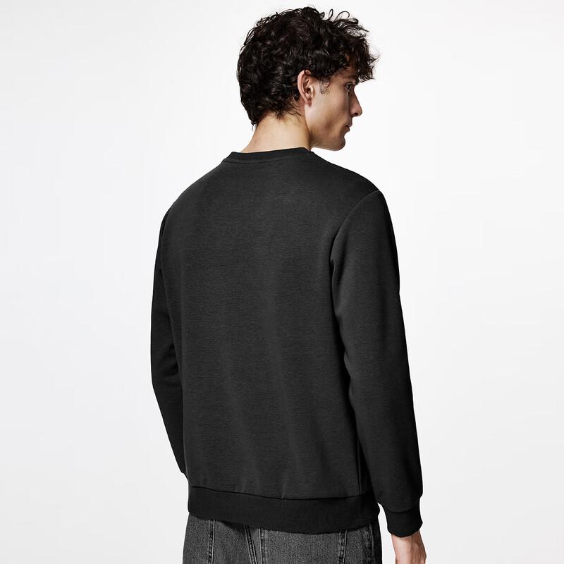 Shanshan Men's 7A Anti-bacterial Silk Blend Pullover Sweatshirt