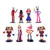 6-12Pcs Cartoon Characters Figura Model PVC The Amazing Digital Circus Anime Action & Toy Figures For Kids Birthday Gift
