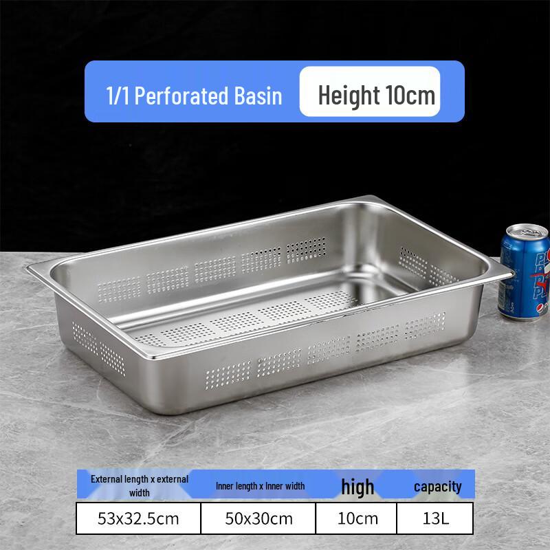 304 Stainless Steel Perforated Buffet Pan