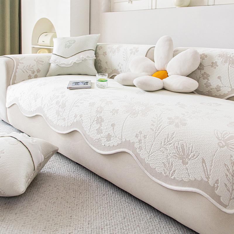 

2025 новый крутой диванный подушка из ледяного шелка Doudou летний нескользящий коврик подушка для сиденья летняя прохладная накидка на спинку 90*70