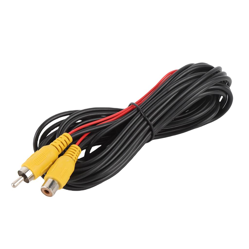 Backup Camera Video Cable Male to Female 6M 19.68FT Car Rear View Parking Backup Camera Video Extension Cable with