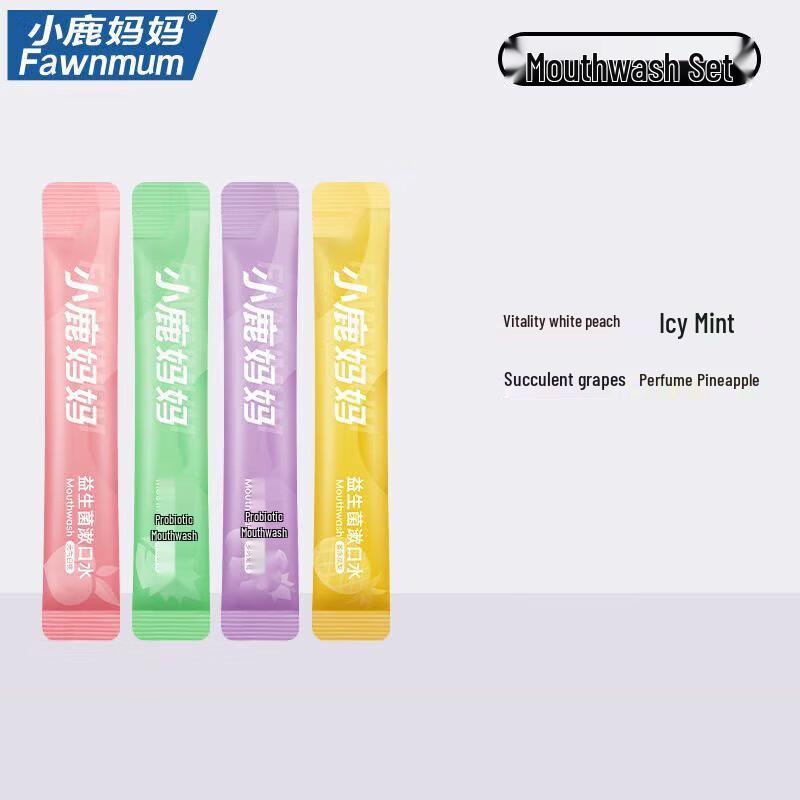 FAWNMUM Portable Mixed Fruit Mouthwash Strips