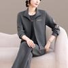 Women's Casual Sportswear: Spring/Autumn Loose Hoodie, Long Pants, Outdoor Jogging/Fitness Three-Piece Set