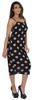 Inkmeso Womens Sexy Spaghetti Strap Dress Printed Bodycon Club Party Midi