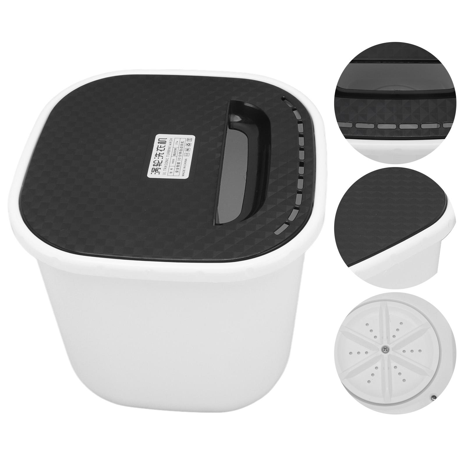 Portable Washing Machine USB Powered     Washing Machine with Clothes Drying Rack 6L Capacity 30 Minutes Auto Power Off