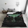 Luna and Forester Blankets Breathable Flannel Sofa Throw Blanket for Home Bedroom Outdoor Throws Bedspread Quilt
