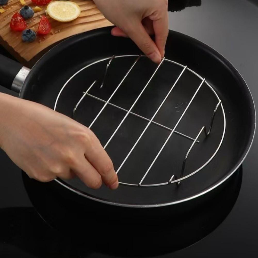 Rust-proof Kitchen Steamer Holder Heat Resistant Egg Steaming Tray  Kitchen Tools