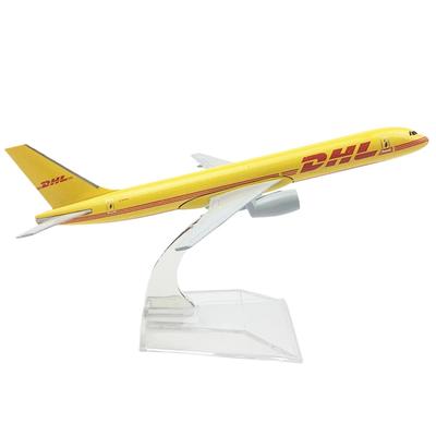 Scale Toy Planes for Boys 16cm Alloy Metal DHL Airways 777 Airplane Diecast Air Plane Model Aircraft Ornaments for Home