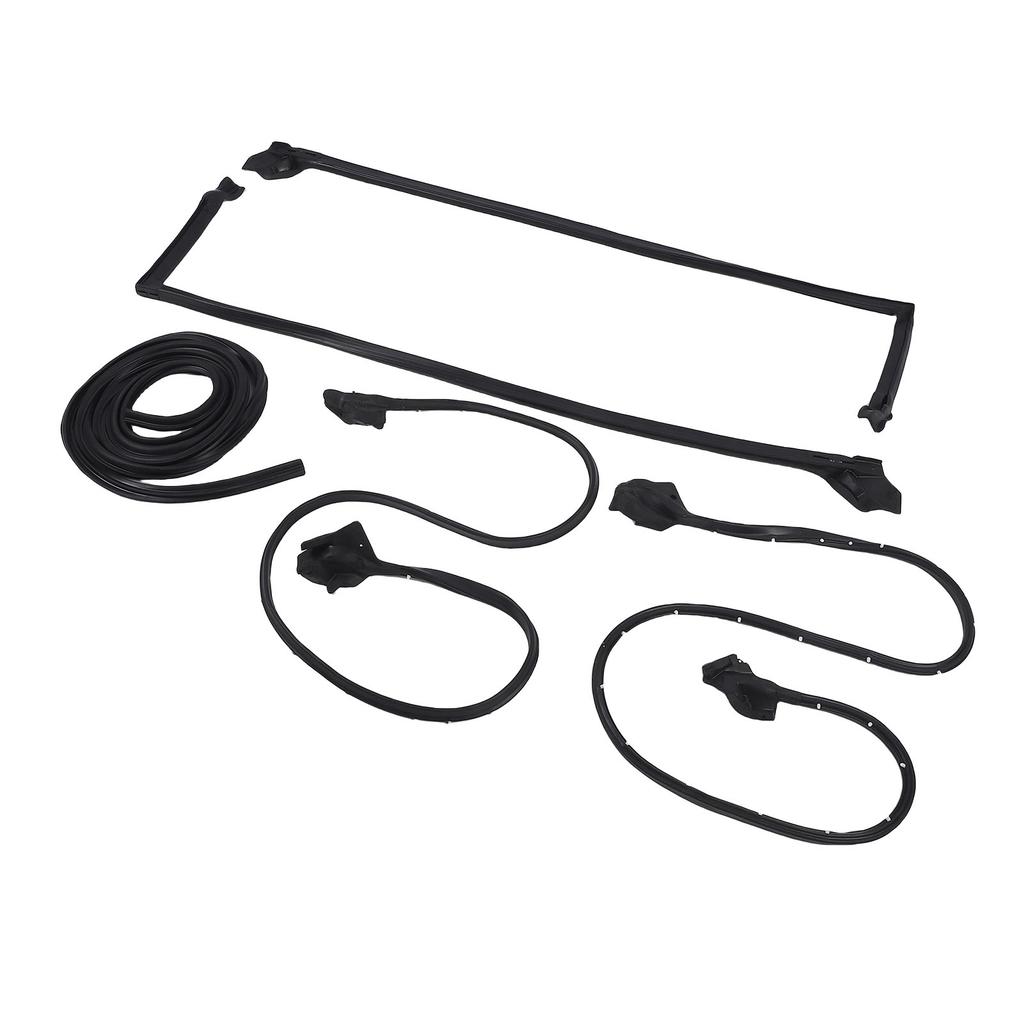 5 PCS Car Weatherstrip Seals Kit Left Right Door Roof Trunk Weatherstrip Gasket Seal RR7002 Replacement for Firebird